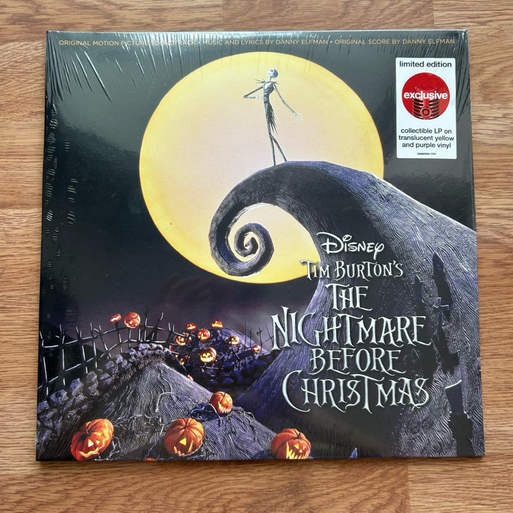พร้อมส่ง! แผ่นเสียง Vinyl LP The Nightmare Before Christmas Original Soundtrack Zoetrope Picture Disc [ใหม่และซีล SS]