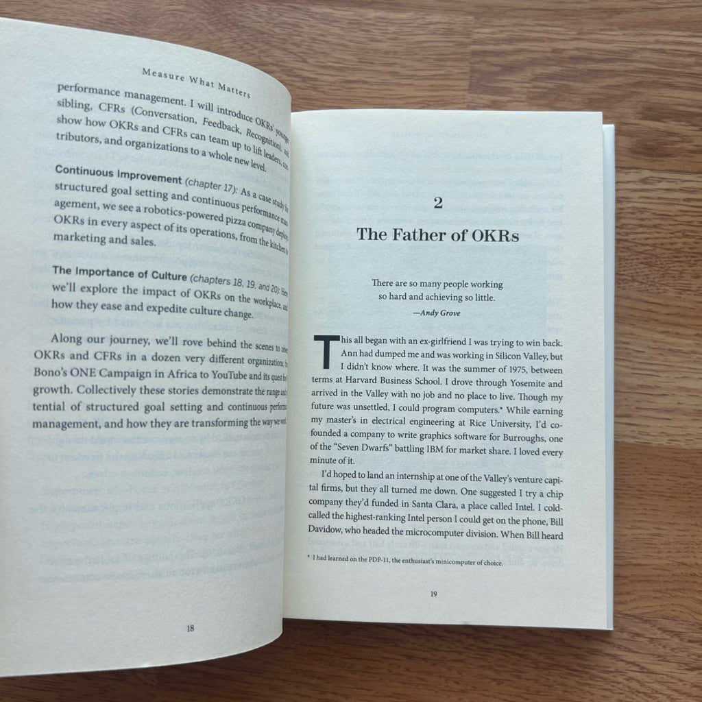 Hardcover Measure What Matters by John Doerr หนังสือ ปกแข็ง