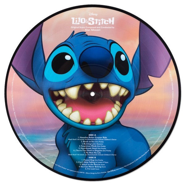 พร้อมส่ง🔥 แผ่นเสียง vinyl Alan Silvestri - Lilo & Stitch Picture Disc ไวนิล LP  [ใหม่และซีล SS]