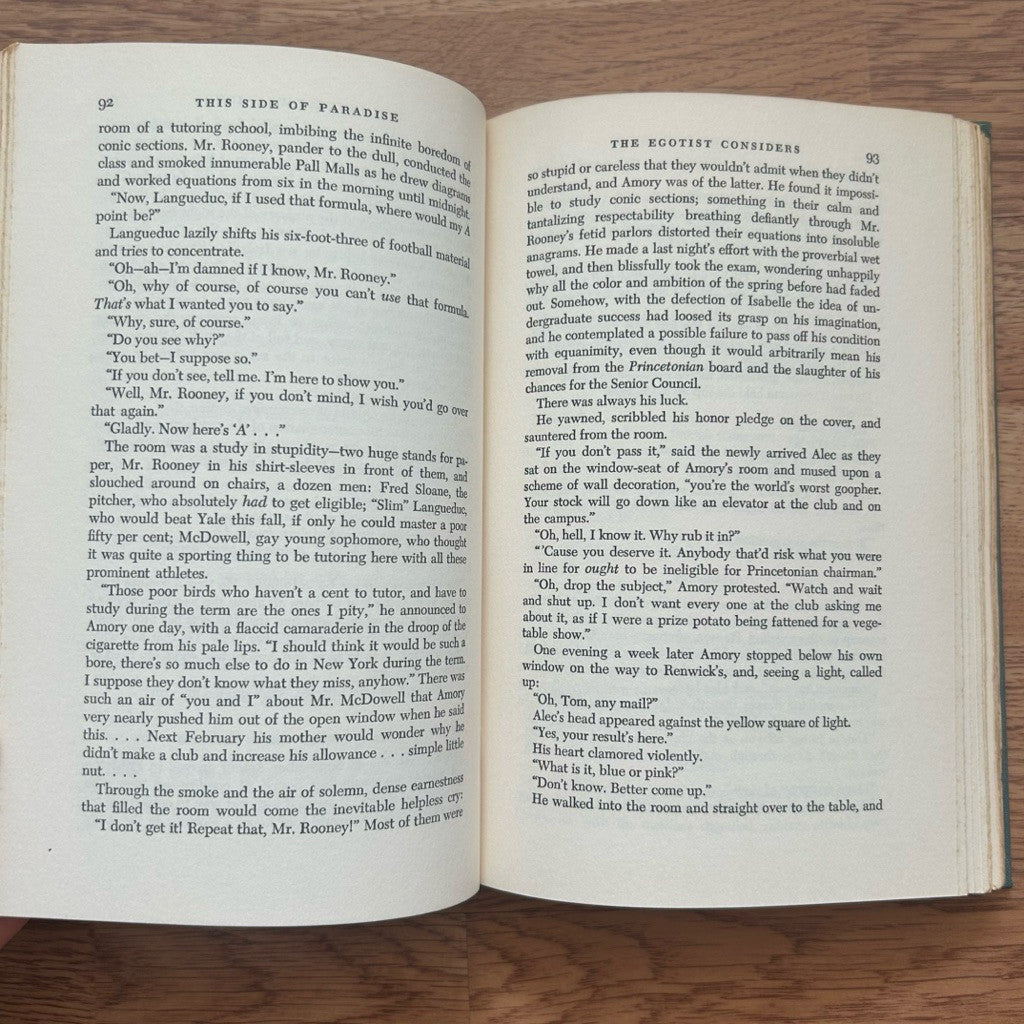 Hardcover The Side of Paradise by F. Scott Fitzgerald หนังสือ ภาษาอังกฤษ ปกแข็ง