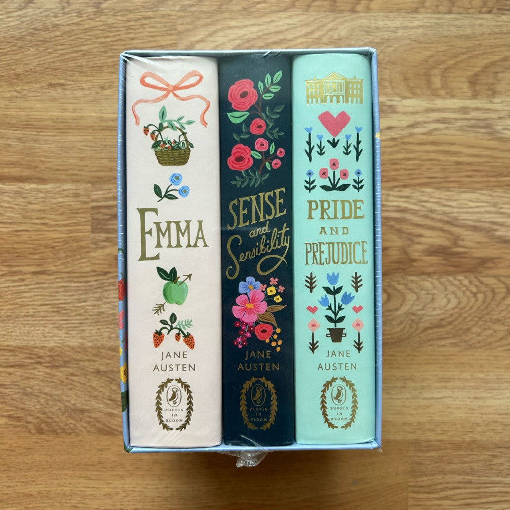 พร้อมส่ง🔥Box Set Hardcover Jane Austen Collection - Pride and Prejudice, Emma, Sense and Sensibility หนังสือ ปกแข็ง