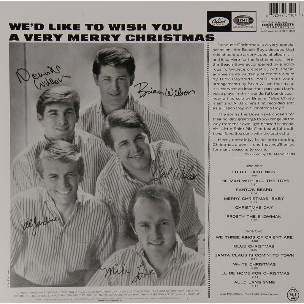 พร้อมส่ง🔥 แผ่นเสียง The Beach Boys' Christmas Album Mono Vinyl ไวนิล LP  [ใหม่และซีล SS]
