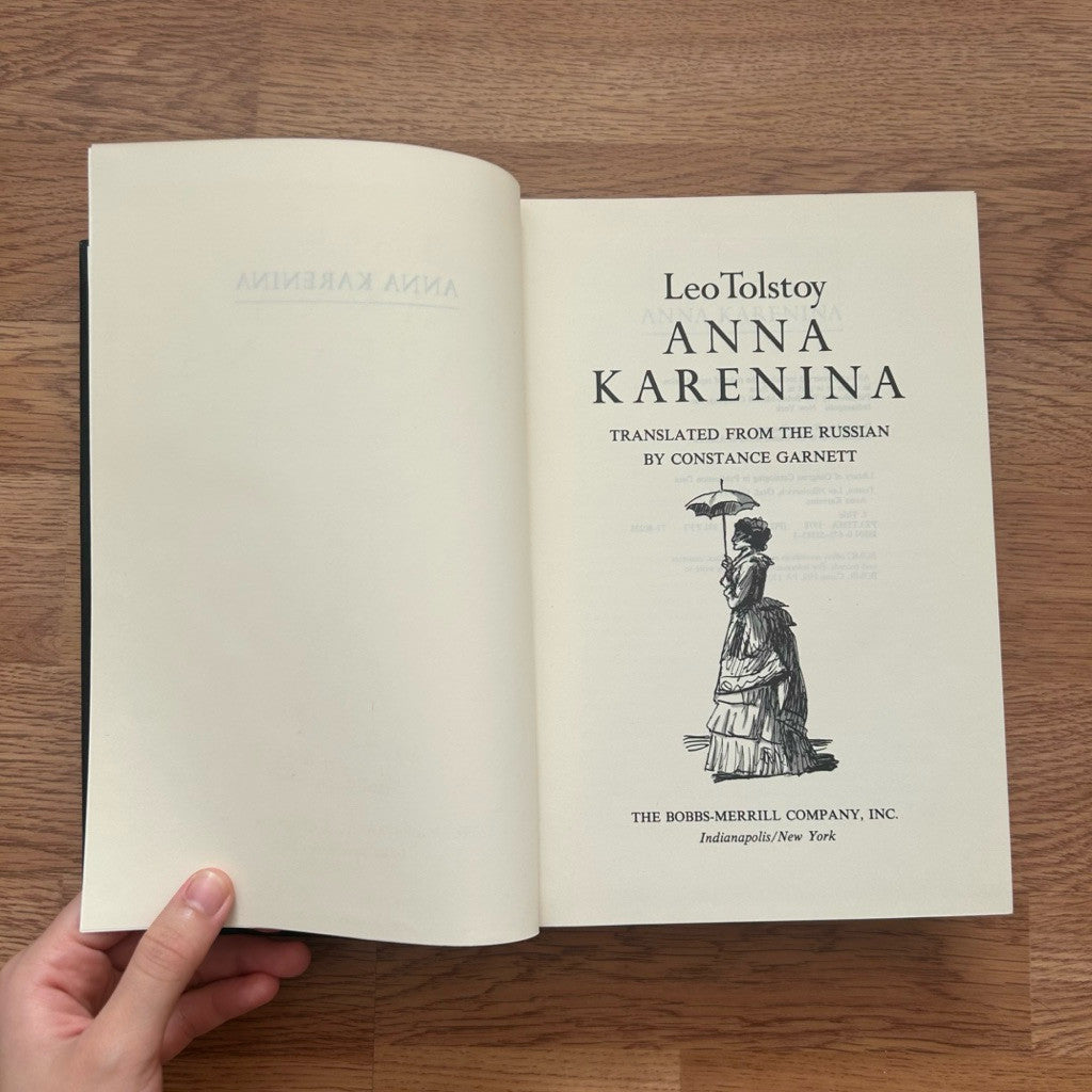 Hardcover Anna Karenina by Leo Tolstoy หนังสือ ภาษาอังกฤษ ปกแข็ง