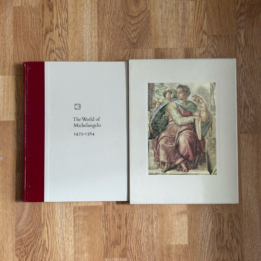 Hardcover The World of Michelangelo 1475-1564 by Robert Coughlan หนังสือ  ปกแข็ง