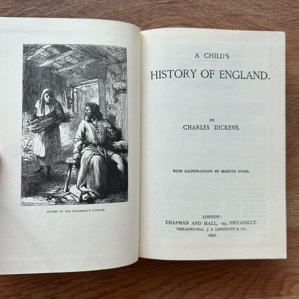 Hardcover A Child's History of England by Charles Dickens หนังสือ ภาษาอังกฤษ ปกแข็ง