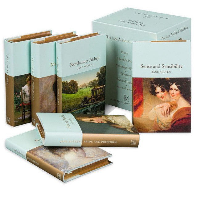 พร้อมส่ง🔥 Gilded-edge Hardcover Jane Austen 6 Books Box Set Pride and Prejudice, Sense and Sensibility and others