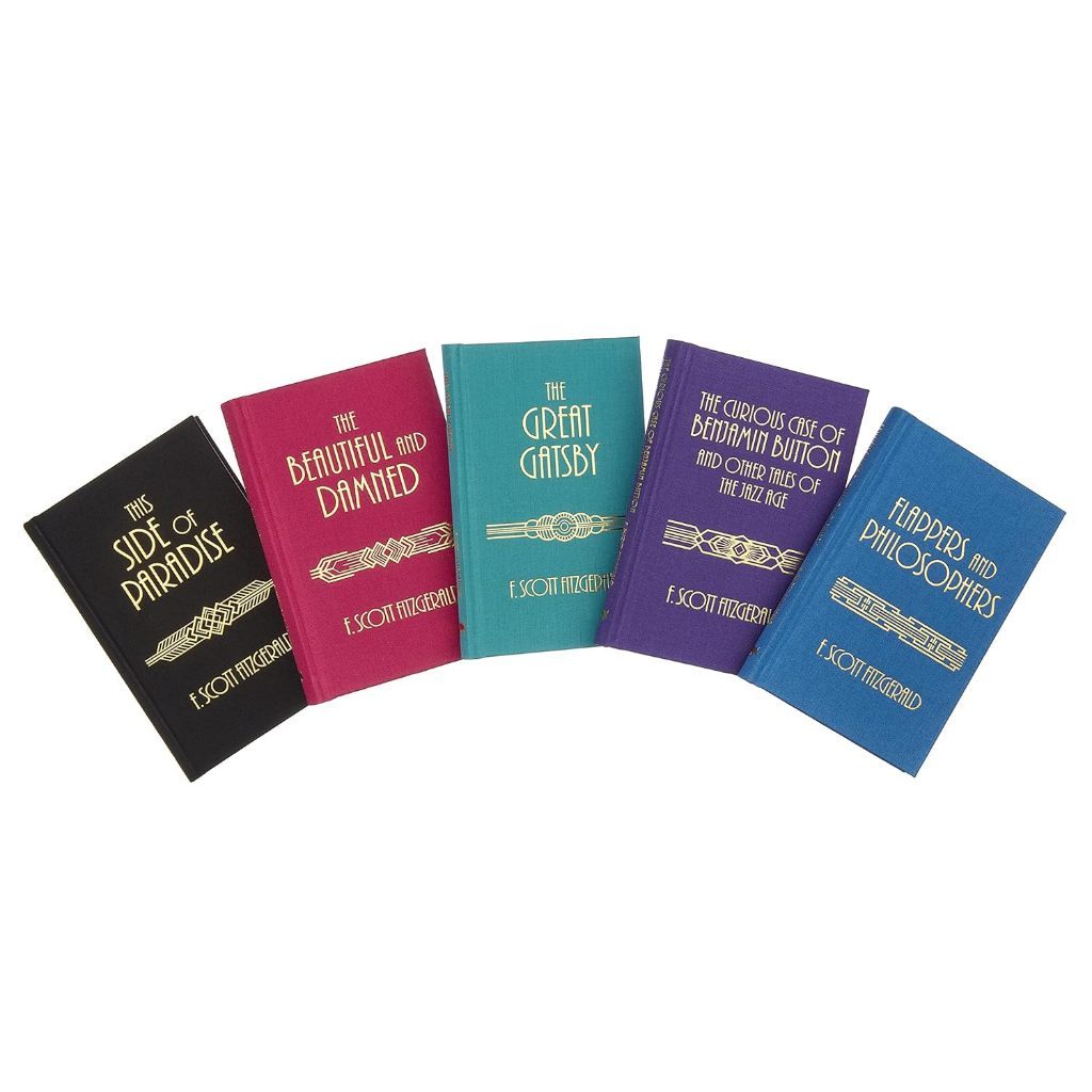 5 Hardcover Books Box Set of F. Scott Fitzgerald - The Great Gatsby, The Side of Paradise etc ชุดหนังสือ ปกแข็ง 5 เล่ม