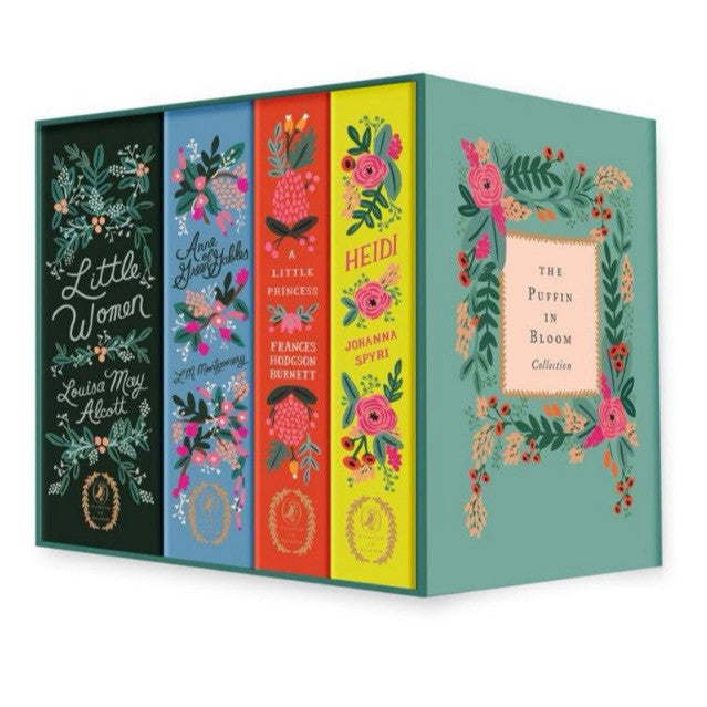 Box Set Anne of Green Gables, Heidi, Little Women, and A Little Princess หนังสือ ปกแข็ง