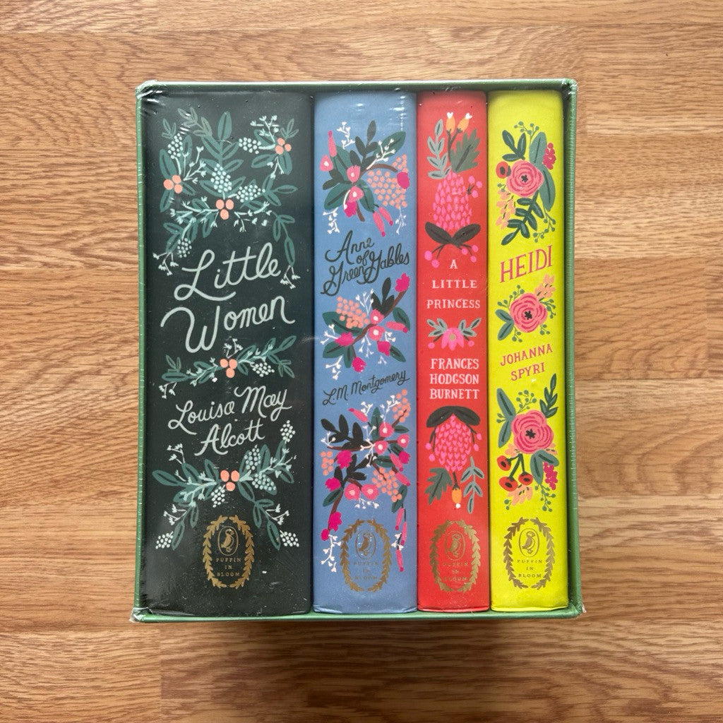 Box Set Anne of Green Gables, Heidi, Little Women, and A Little Princess หนังสือ ปกแข็ง