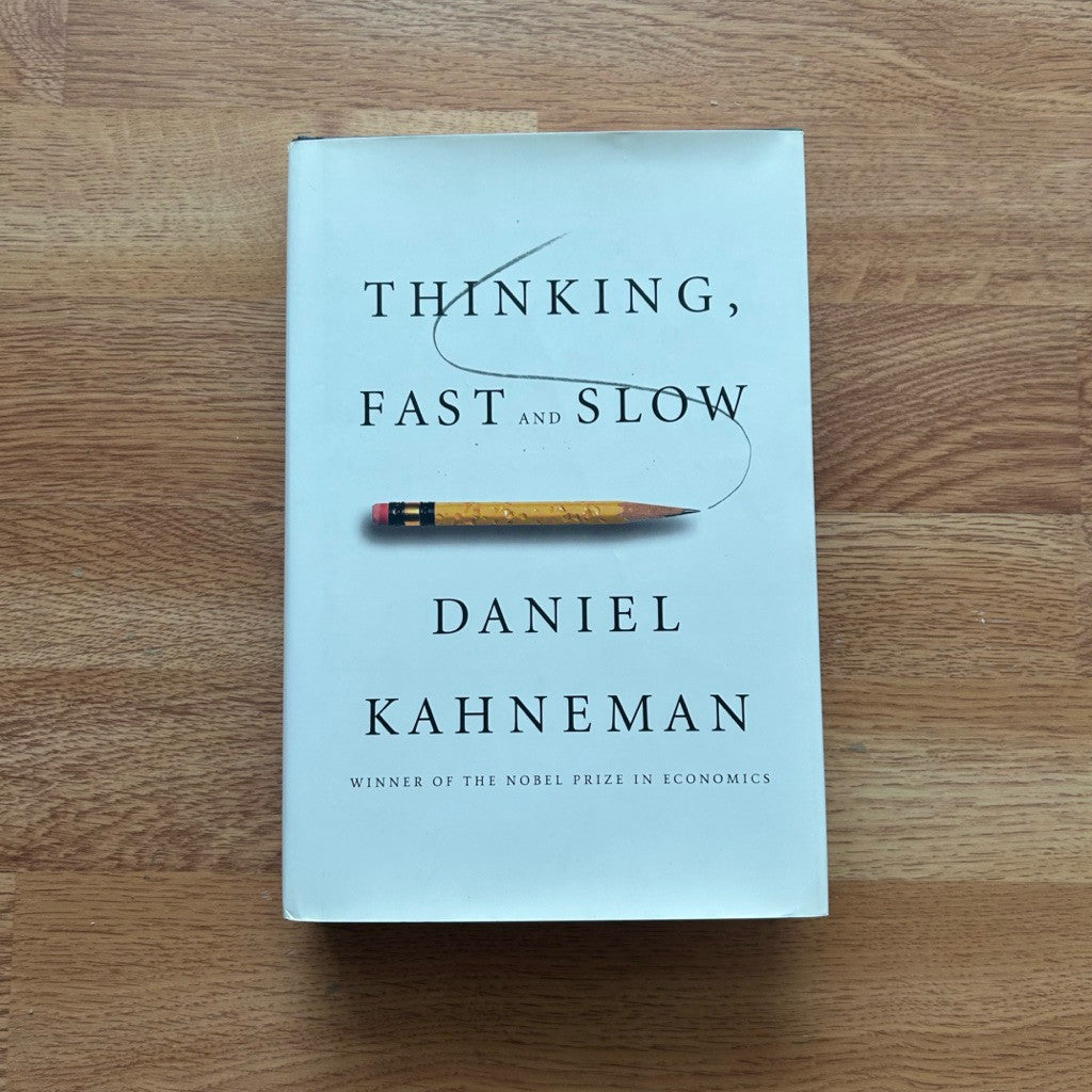 Hardcover Thinking, Fast and Slow by Daniel Kahneman หนังสือ ปกแข็ง