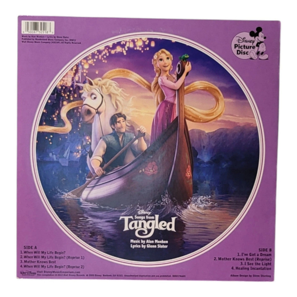 พร้อมส่ง🔥 แผ่นเสียง Vinyl Songs from Tangled Picture Disc LP [ใหม่และซีล SS]