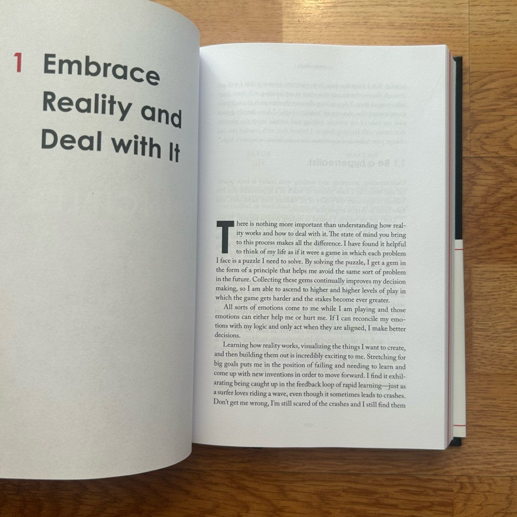 Hardcover Ray Dalio - Principles : Life and Work หนังสือ ปกแข็ง
