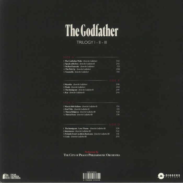 พร้อมส่ง🔥 แผ่นเสียง vinyl The Godfather Trilogy Soundtrack ไวนิล LP  [ใหม่และซีล SS]