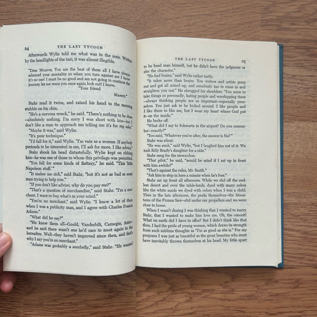 Hardcover The Last Tycoon by F. Scott Fitzgerald หนังสือ ภาษาอังกฤษ ปกแข็ง