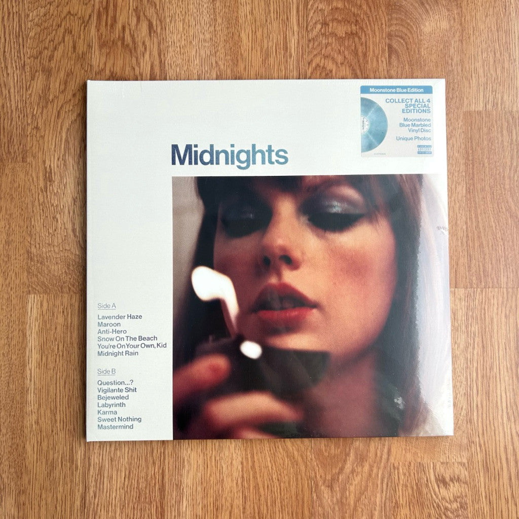 พร้อมส่ง🔥 แผ่นเสียง Vinyl LP Taylor Swift - Midnights Moonstone Blue Edition แผ่นไวนิล [ใหม่และซีล SS]