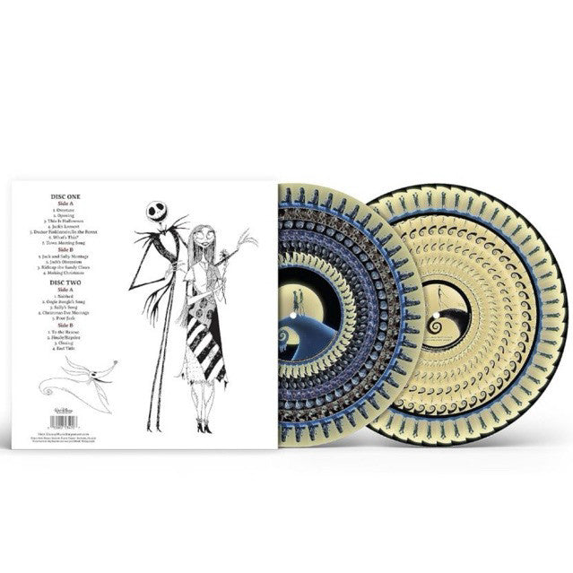 พร้อมส่ง! แผ่นเสียง Vinyl LP The Nightmare Before Christmas Original Soundtrack Zoetrope Picture Disc [ใหม่และซีล SS]