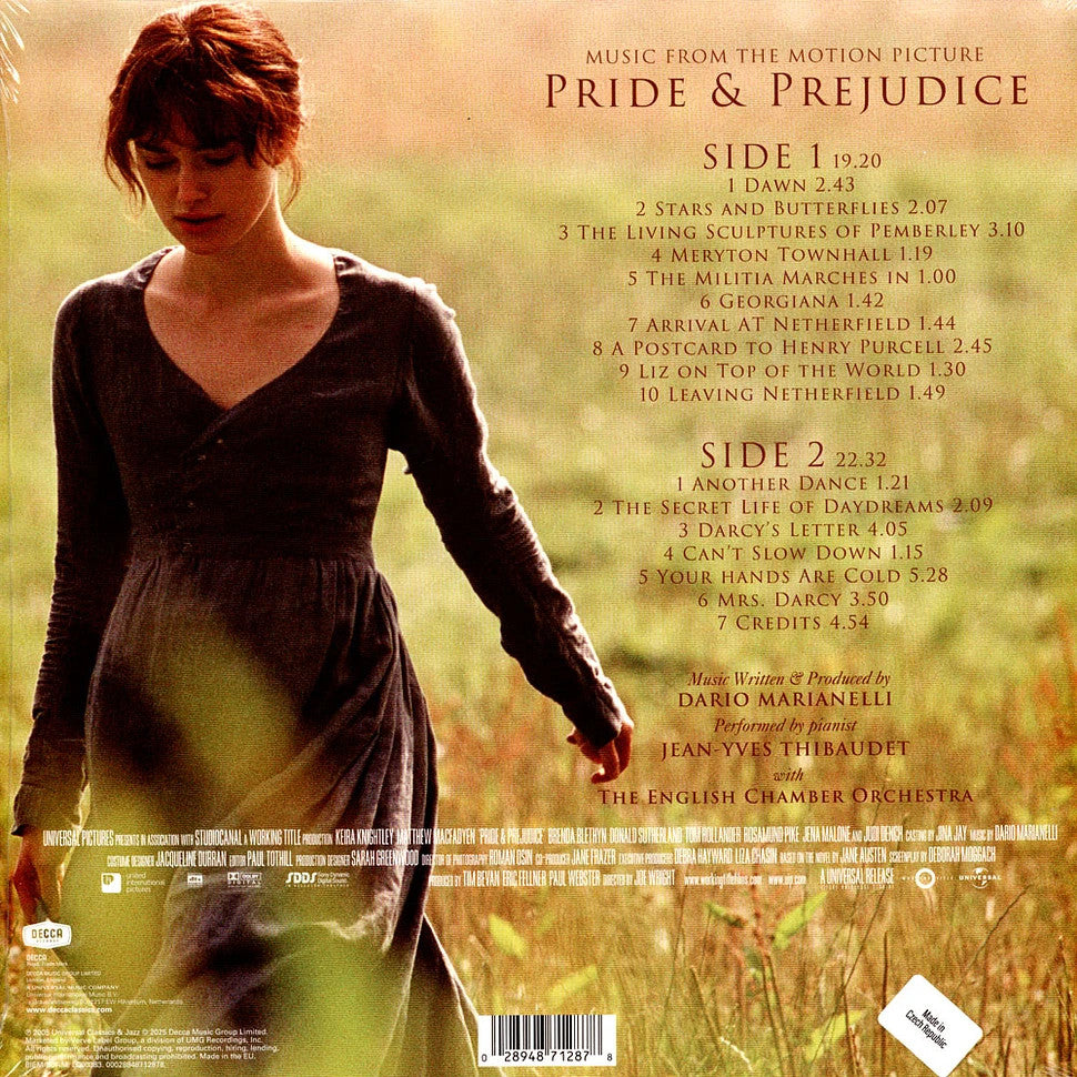 พร้อมส่ง🔥 แผ่นเสียง Vinyl LP Pride & Prejudice 20th  Anniversary Edition แผ่นไวนิล [ใหม่และซีล SS]