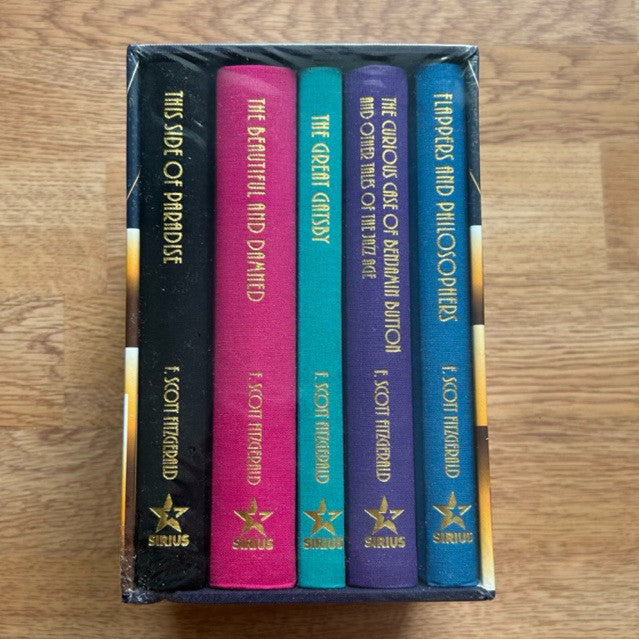 5 Hardcover Books Box Set of F. Scott Fitzgerald - The Great Gatsby, The Side of Paradise etc ชุดหนังสือ ปกแข็ง 5 เล่ม