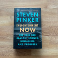 Hardcover Enlightenment Now: The Case for Reason, Science, Humanism, and Progress by Steven Pinker หนังสือ ปกแข็ง