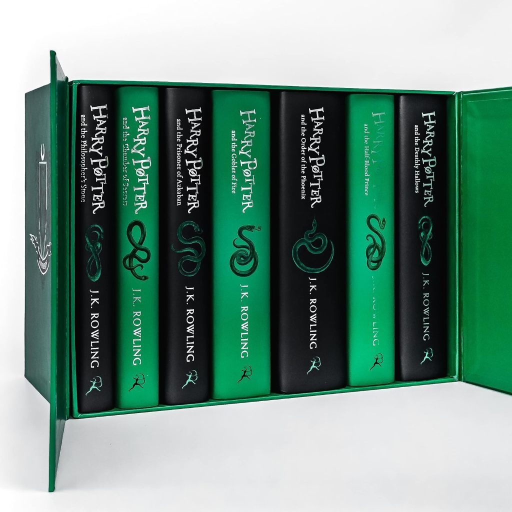 Hardcover Harry Potter Slytherin House Editions Hardback Box Set by J.K. Rowling หนังสือ ปกแข็ง