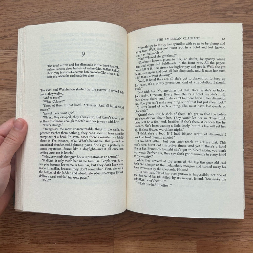 Hardcover The American Claimant & Pudd'nhead Wilson by Mark Twain หนังสือ  ปกแข็ง