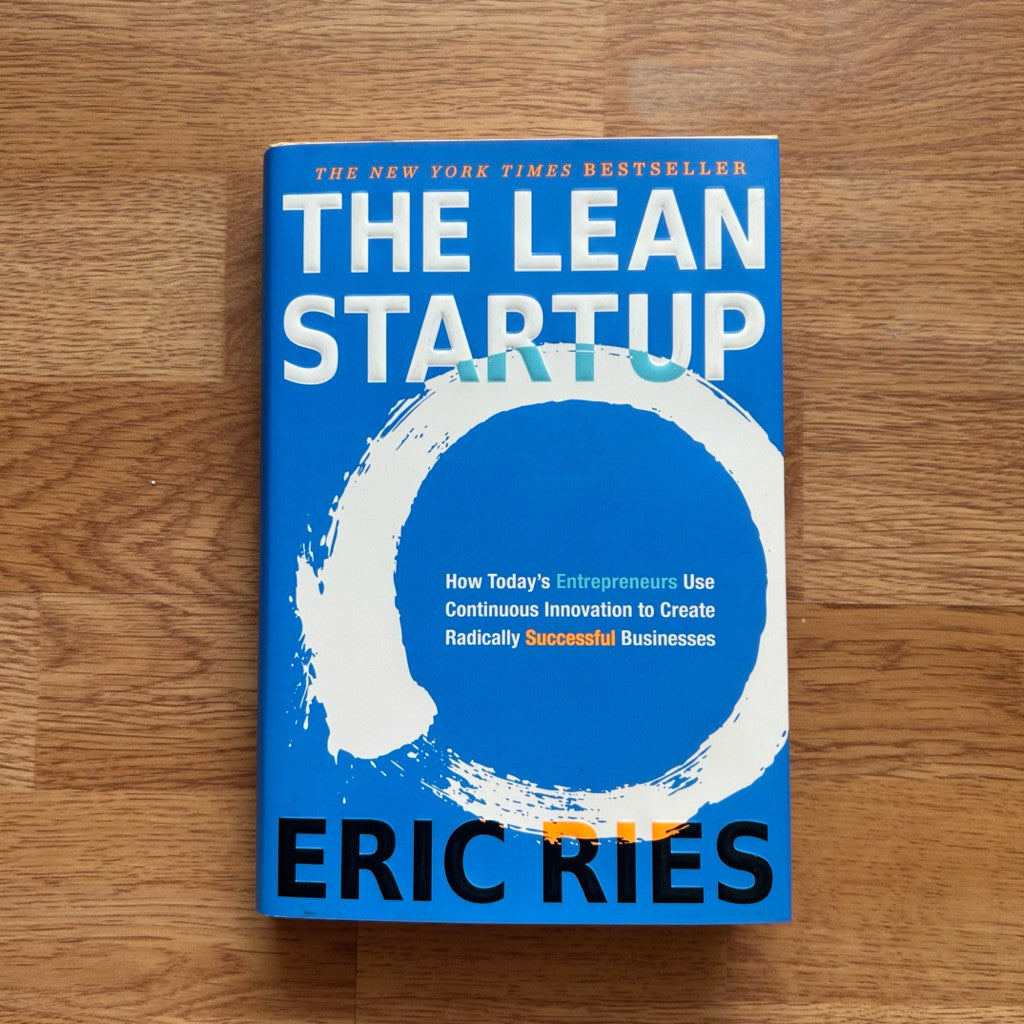 Hardcover The Lean Startup by Eric Ries หนังสือ ปกแข็ง