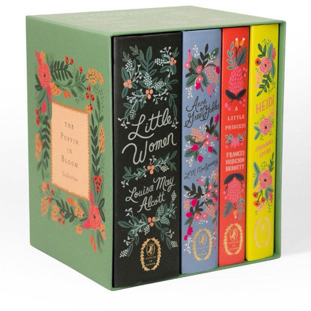 Box Set Anne of Green Gables, Heidi, Little Women, and A Little Princess หนังสือ ปกแข็ง