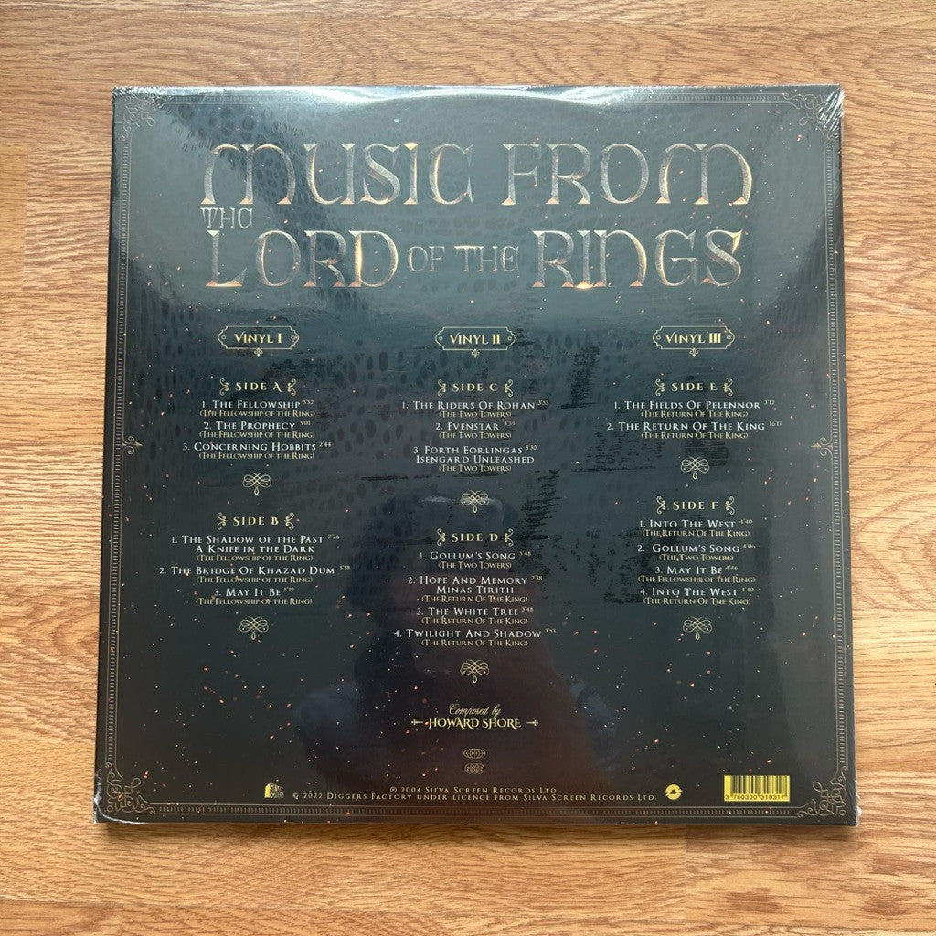 พร้อมส่ง🔥 แผ่นเสียง Vinyl LP The Lord Of The Rings Trilogy Original Soundtrack แผ่นไวนิล [ใหม่และซีล SS]
