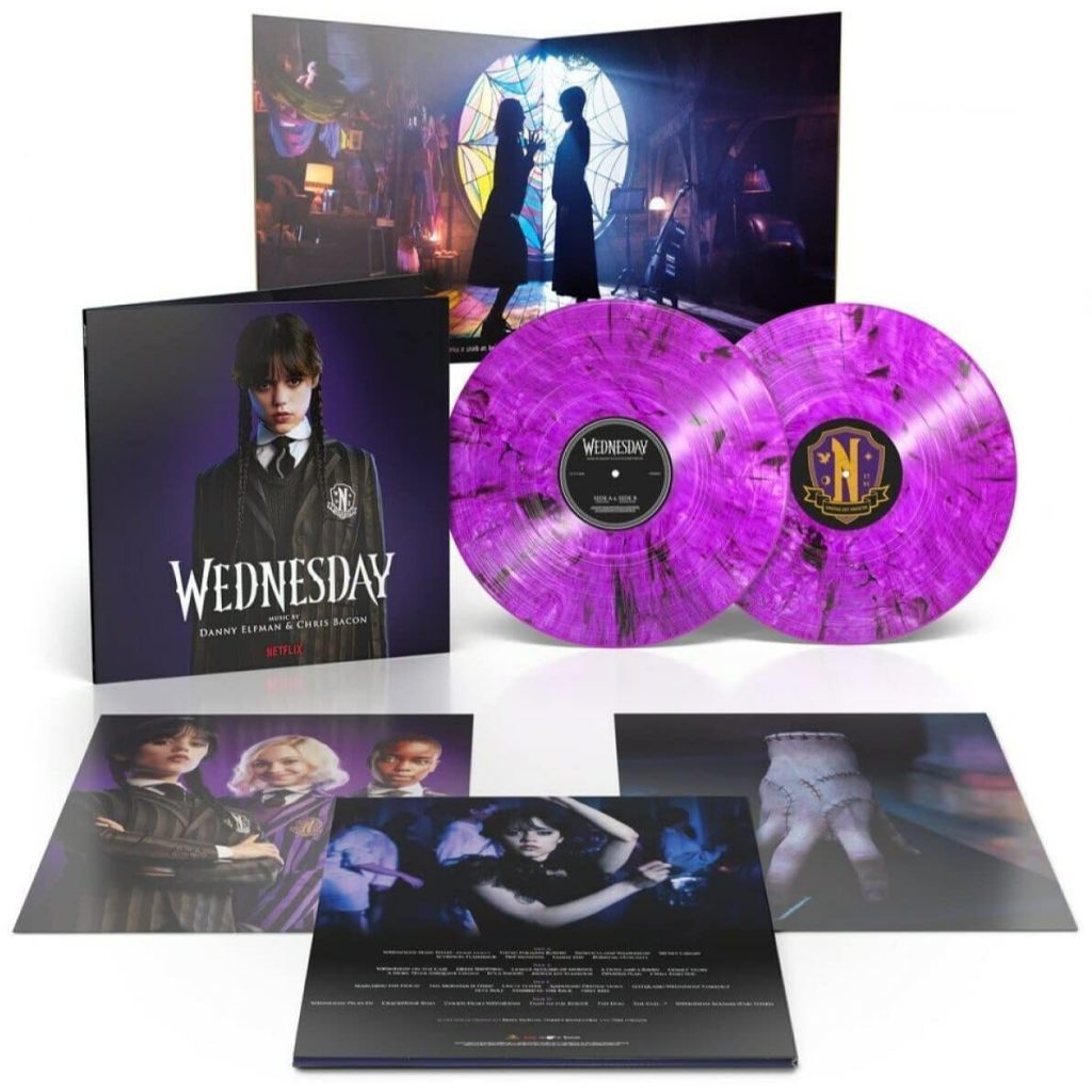 พร้อมส่ง🔥แผ่นเสียง Vinyl LP Wednesday Soundtrack by Danny Elfman & Chris Bacon [ใหม่และซีล SS]