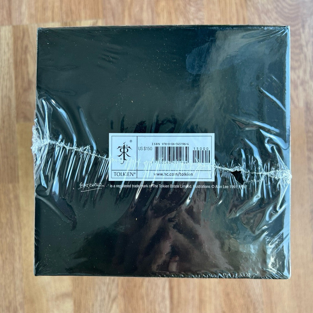 Hardcover J. R. R. Tolkien - The Hobbit & The Lord of the Rings Illustrated by Alan Lee Box Set หนังสือ ปกแข็ง
