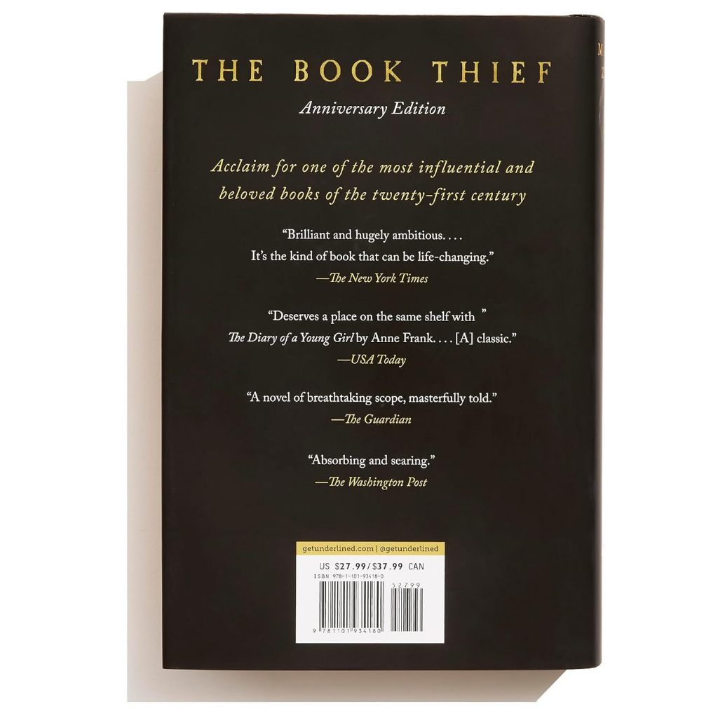 Hardcover The Book Thief Anniversary Edition by Markus Zusak หนังสือ ปกแข็ง
