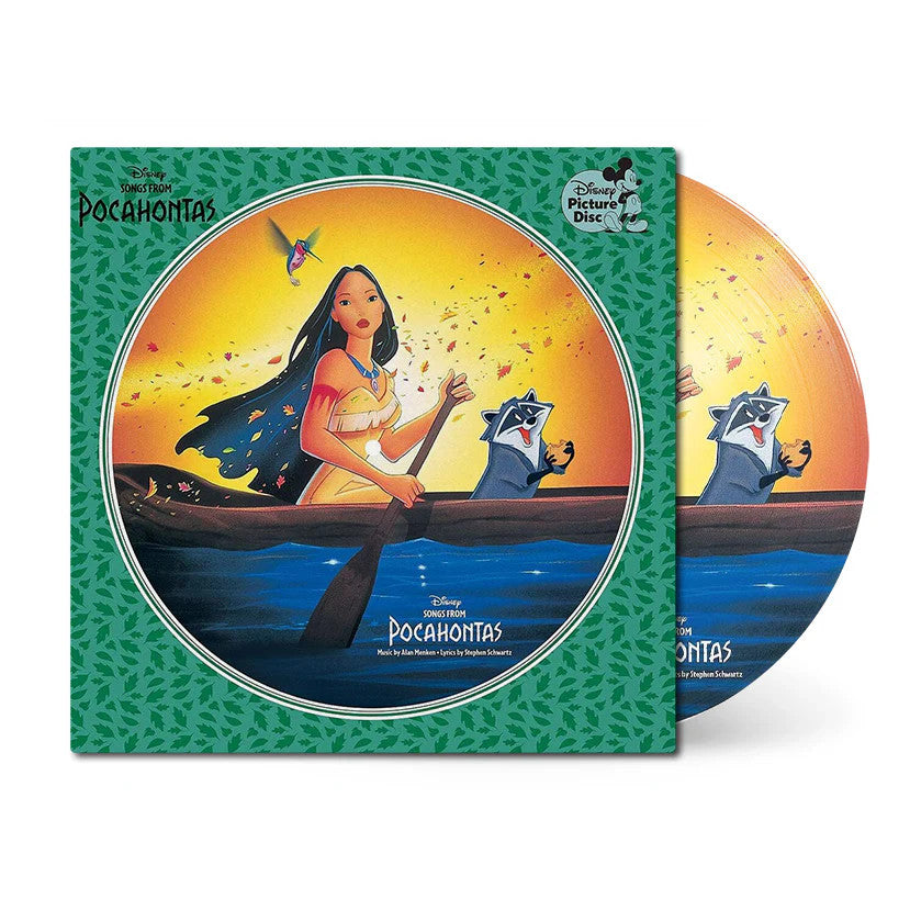 พร้อมส่ง🔥 แผ่นเสียง Vinyl LP Alan Menken - Songs from Pocahontas Picture Disc แผ่นไวนิล [ใหม่และซีล SS]