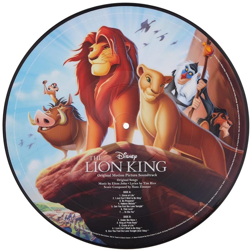 พร้อมส่ง🔥 แผ่นเสียง Vinyl LP The Lion King Picture Vinyl แผ่นไวนิล [ใหม่และซีล SS]