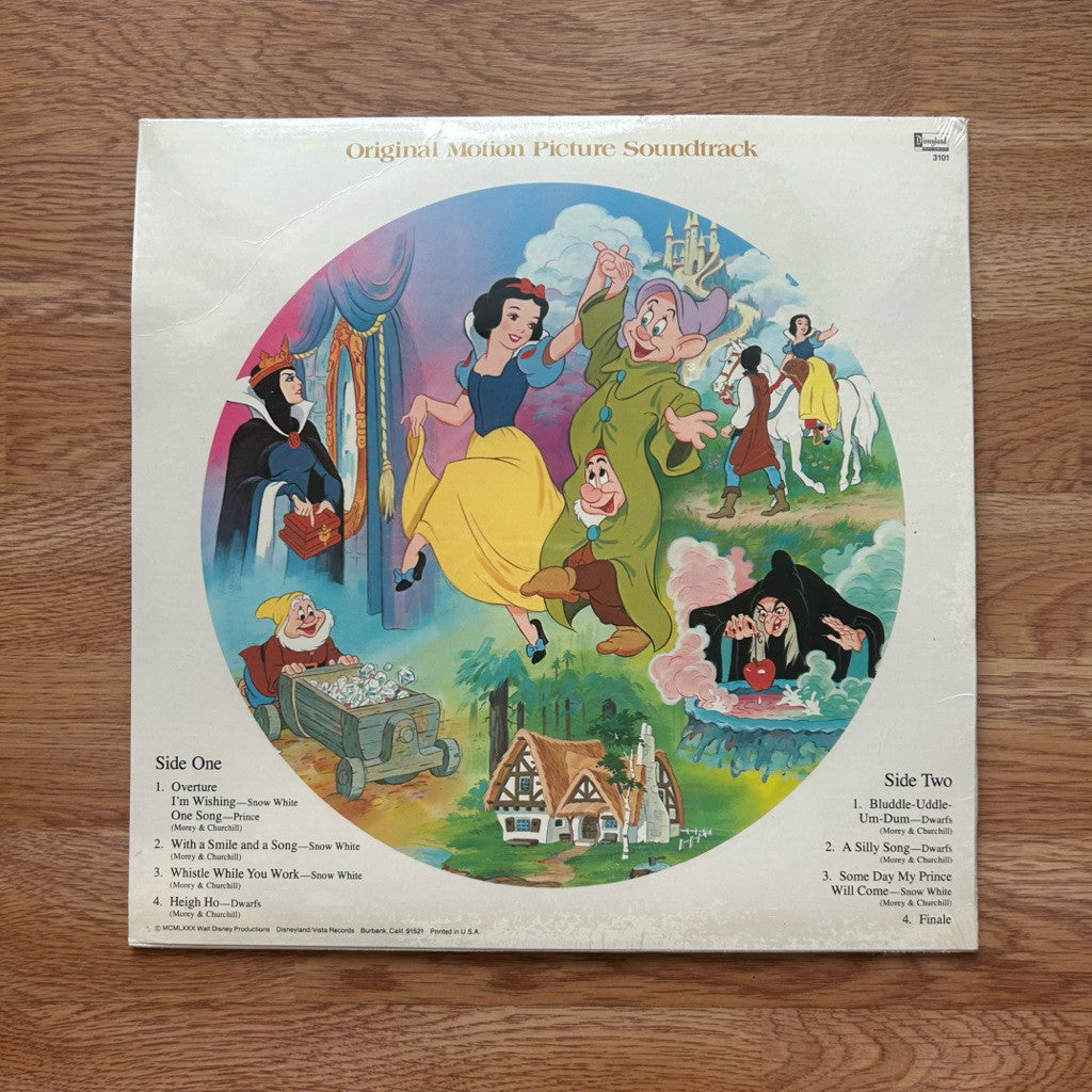 พร้อมส่ง🔥 แผ่นเสียง Vinyl LP Walt Disney's Snow White And The Seven Dwarfs Picture Disc แผ่นไวนิล [ใหม่และซีล SS]