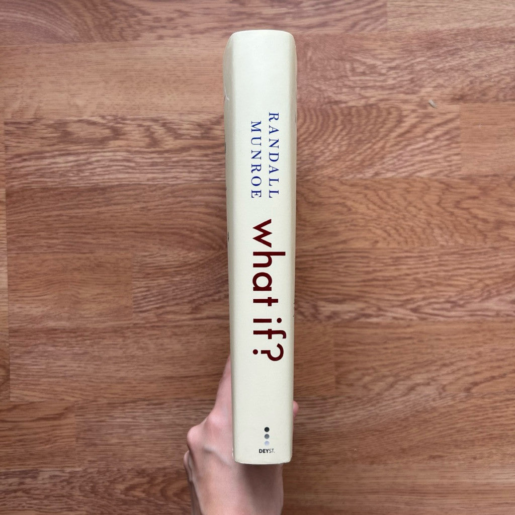 Hardcover What If?: Serious Scientific Answers to Absurd Hypothetical Questions by Randall Munroe หนังสือ ปกแข็ง