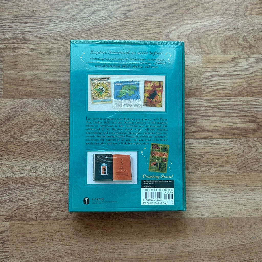Hardcover Peter Pan (MinaLima Edition) (lllustrated with Interactive Elements) หนังสือ ปกแข็ง