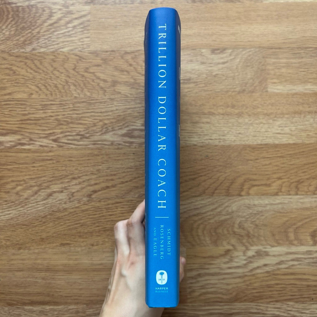 Hardcover Eric Schmidt - Trillion Dollar Coach หนังสือ ปกแข็ง