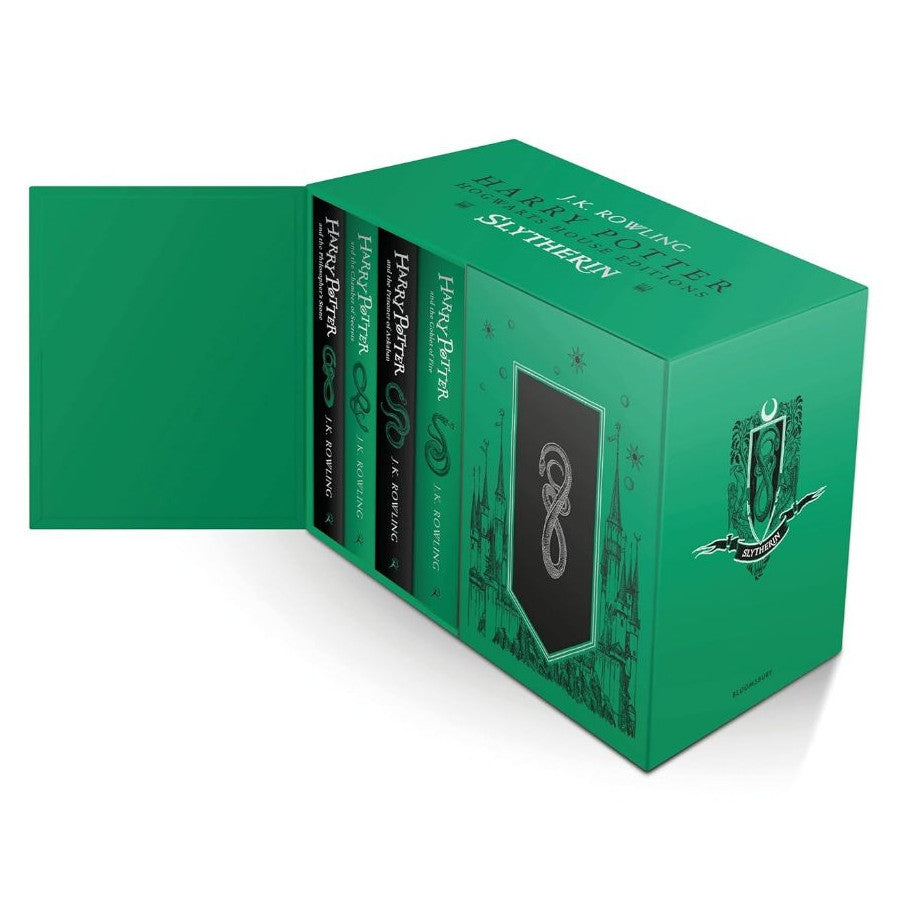Hardcover Harry Potter Slytherin House Editions Hardback Box Set by J.K. Rowling หนังสือ ปกแข็ง
