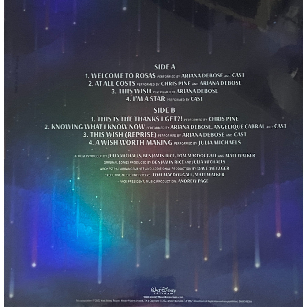 พร้อมส่ง🔥แผ่นเสียง Vinyl LP Wish Original Movie Soundtrack Limited Edition Blue Splatter Color แผ่นไวนิล