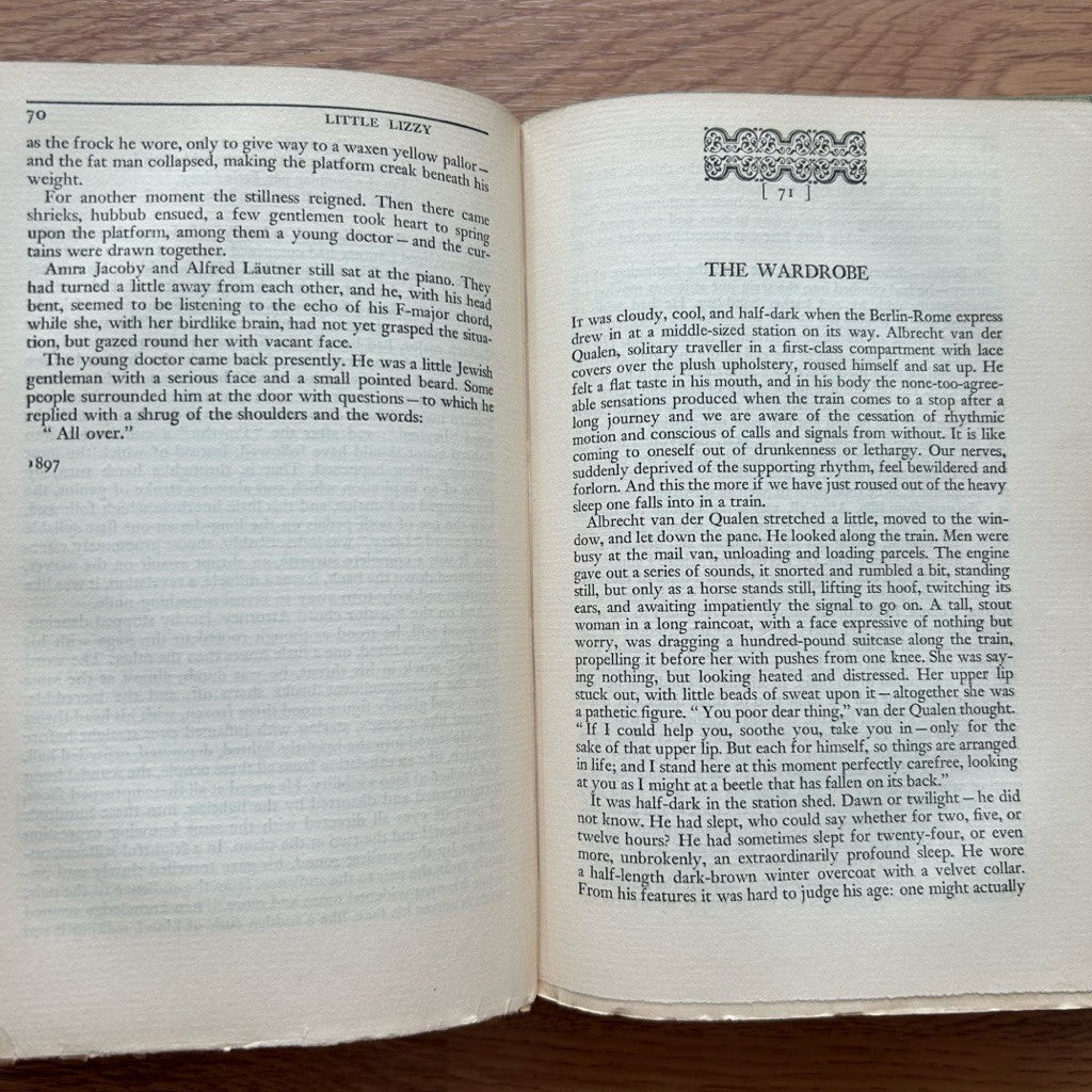 Hardcover Stories of Three Decades by Thomas Mann หนังสือ ภาษาอังกฤษ ปกแข็ง