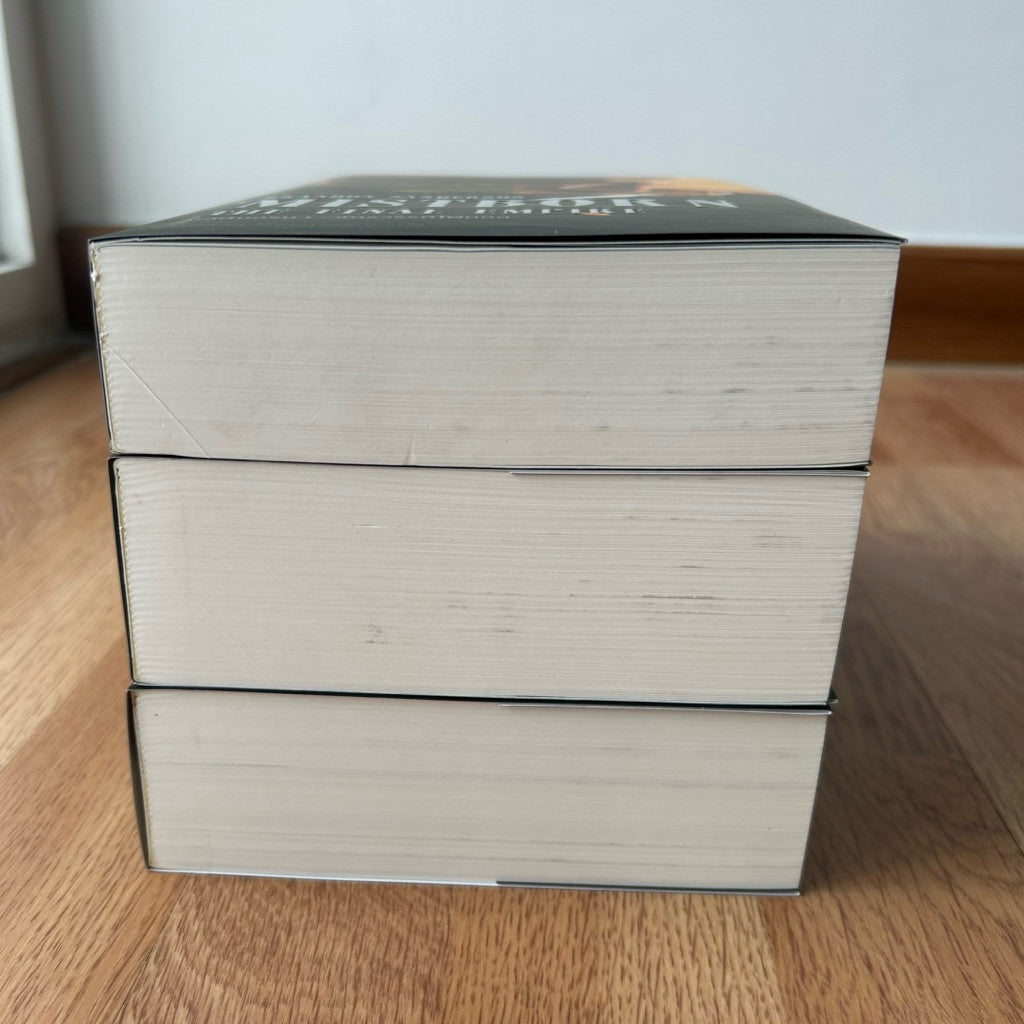 Box Set Mistborn ชุดเซ็ตหนังสือ มิสต์บอร์น พร้อมปกแจ็กเก็ตและที่คั่น โดย Brandon Sanderson
