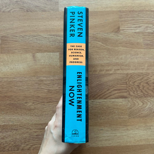 Hardcover Enlightenment Now: The Case for Reason, Science, Humanism, and Progress by Steven Pinker หนังสือ ปกแข็ง