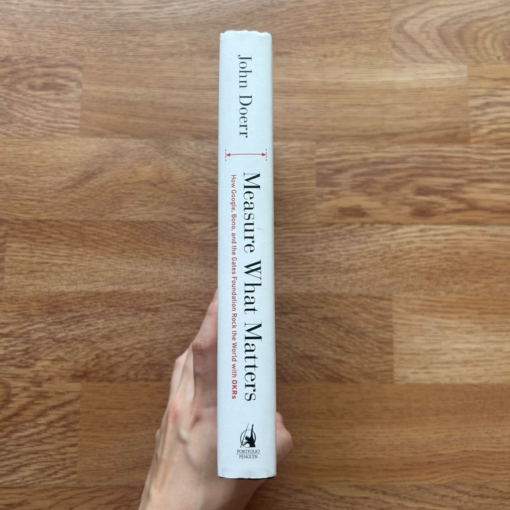 Hardcover Measure What Matters by John Doerr หนังสือ ปกแข็ง