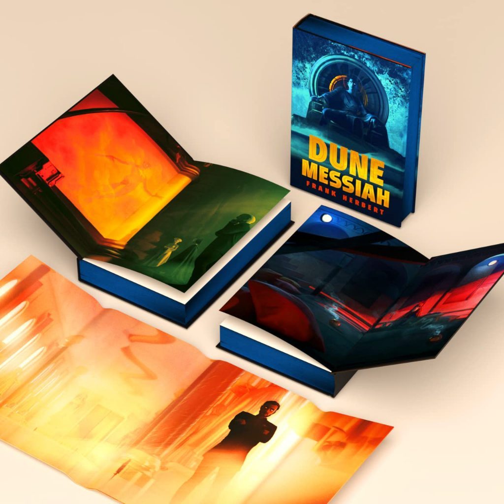 พร้อมส่ง🔥Hardcover Frank Herbert Deluxe Hardcover Boxed Set: Dune, Dune Messiah, and Children of Dune หนังสือ ปกแข็ง