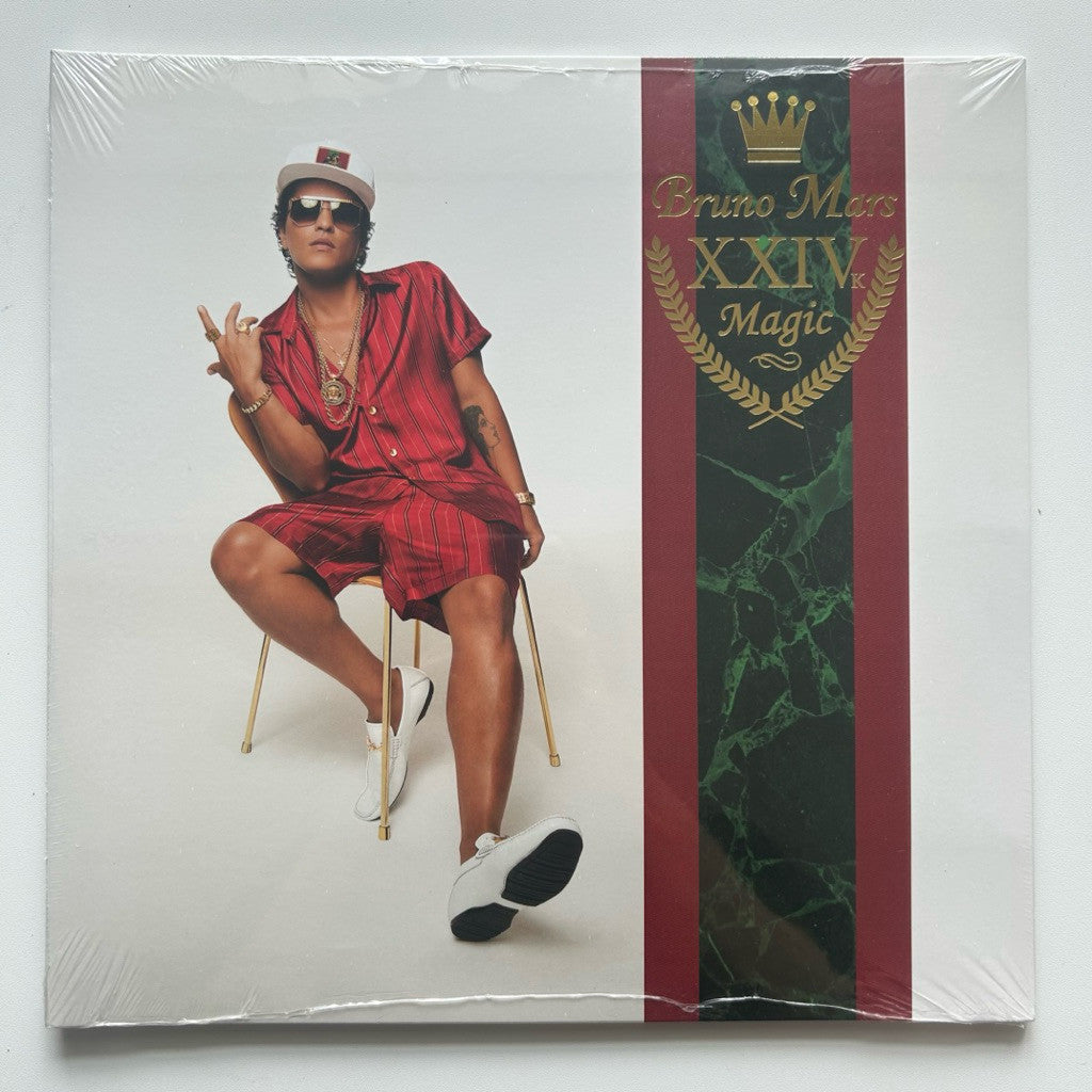 พร้อมส่ง🔥 แผ่นเสียง Vinyl LP Bruno Mars - 24K Magic แผ่นไวนิล [ใหม่และซีล SS]