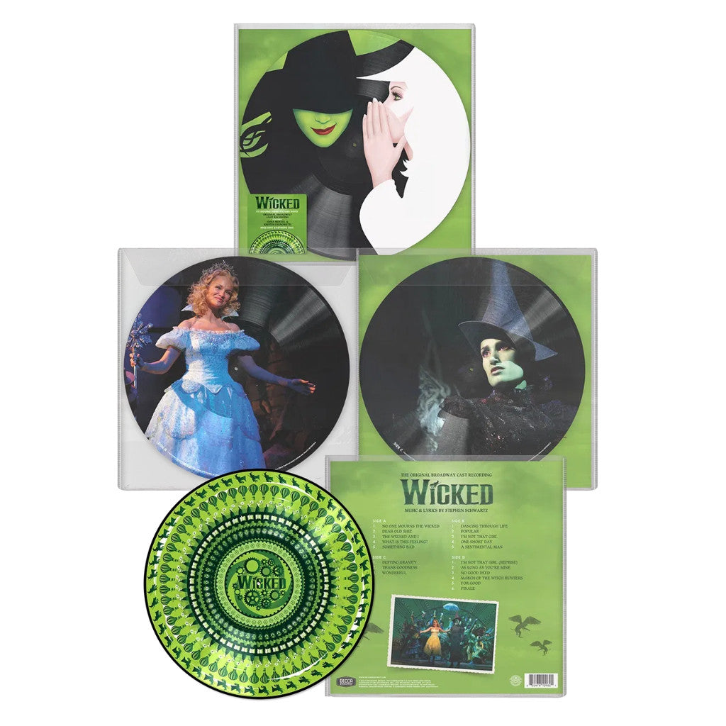 พร้อมส่ง🔥แผ่นเสียง vinyl WICKED SOUNDTRACK / OST Zoetrope Lenticular & Picture Vinyl edition ไวนิล LP  [ใหม่และซีล SS]