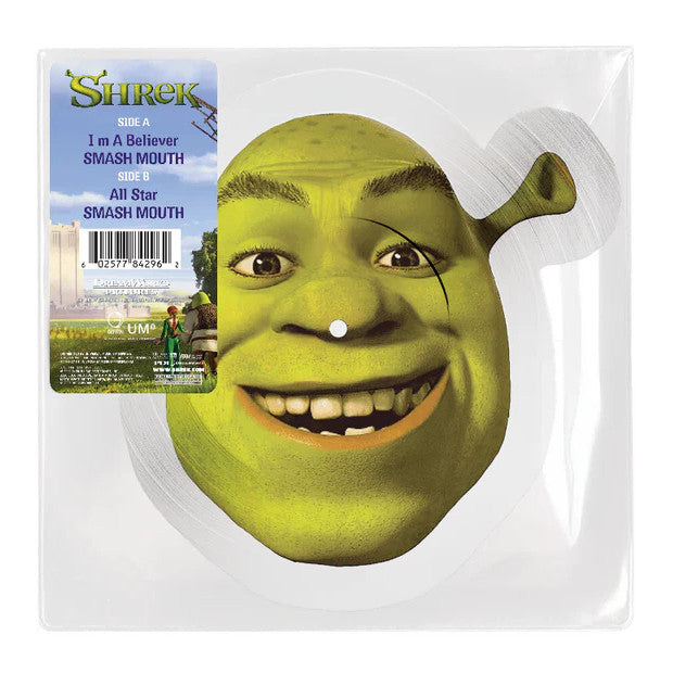 พร้อมส่ง🔥 แผ่นเสียง vinyl Shrek - I'm A Believer / All Star Shrek Die Cut ไวนิล LP  [ใหม่และซีล SS]
