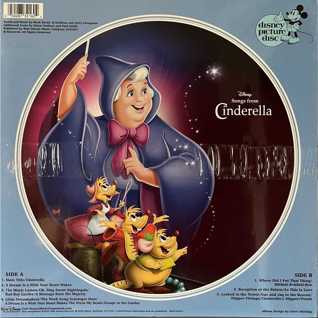 พร้อมส่ง🔥 แผ่นเสียง Vinyl LP Cinderella Picture Disc Vinyl แผ่นไวนิล [ใหม่และซีล SS]
