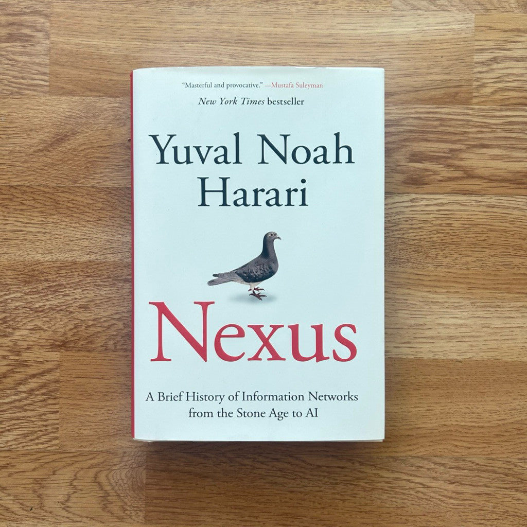 Hardcover Nexus: A Brief History of Information Networks from the Stone Age to AI by Yuval Noah Harari หนังสือ ปกแข็ง