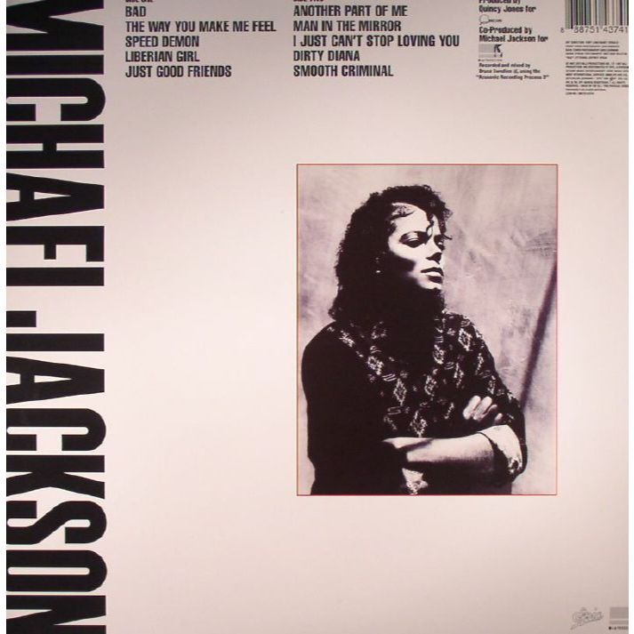 พร้อมส่ง🔥 แผ่นเสียง Michael Jackson - Bad  Vinyl ไวนิล LP  [ใหม่และซีล SS]